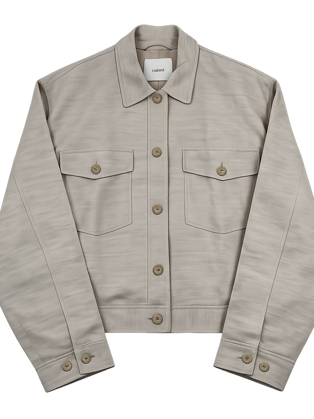 Aritzia Wilfred Essential Neutral! Linen Jacket Natural Women XL NWT